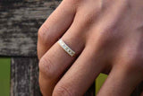 2ct Engagement Ring Baguette Cut Diamond Horizontal Channel 14k Yellow Gold Over
