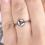 1.2ct Marquise Diamond Engagement Ring 3 Stone Leaf Design 14k White Gold Finish