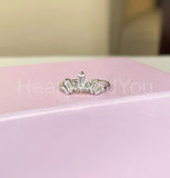 0.2ct Baguette Cut Simulated Diamond Curved Wedding Band 14k White Gold Plated