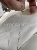1ct Round Cut Moissanite Floral Pendant with Chain 14k White Gold Plated