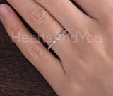 0.5ct Round Cut Moissanite Minimalist Bezel Set Engage Ring 14k WhiteGold Plated