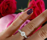 2ct Round Brilliant Cut Diamond Solitaire Engagement Ring 14k Rose Gold Finish