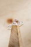 1ct Oval Cut Simulated Morganite Split Shank Engagement Ring 14k RoseGold Plated