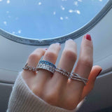 0.5ct Round Cut Diamond Wedding Band 14k Rose Gold Finish Bubble Single Prong