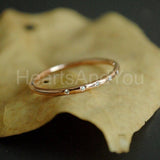 0.15ct Round Cut Moissanite Minimalist Flush Set Women Band 14K WhiteGold Plated