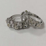 5ct Round Diamond Engagement Ring 14k White Gold Over Fancy Bridal Set for Women