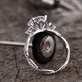 1.7ct Round Cut Diamond Engagement Ring Twisted Infinity 14k White Gold Finish