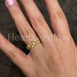 0.3ct Round Cut Moissanite Spiral Wrap Engagement Ring 14K Yellow Gold Plated