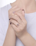 1ct Oval Cut Simulated Peach Morganite Halo Milgrain Ring 14k Rose Gold Plated