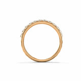 1.7ct Round Baguette Cut Diamond Cocktail Engagement Ring 14k Rose Gold Finish