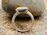 2.5ct Engagement Ring Radiant Cut Yellow Sapphire Solitaire 14k WhiteGold Finish