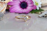 0.5ct Round Cut Diamond Engagement Ring 14k Yellow Gold Finish Dolphin Animal