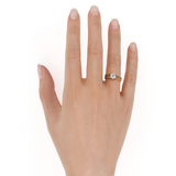 2.6ct Round Cut Diamond Engagement Ring 14k Rose Gold Finish Leaves Filigree