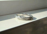 2.5ct Round Cut Diamond Twist Rope Eternity Wedding Band 14K White Gold Finish