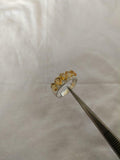 2.5ct Wedding Ring Band Oval Cut Yellow Citrine Five Stone 14k White Gold Finish