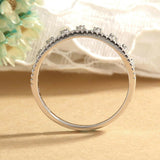 1ct Round Cut Diamond Engagement Ring Princess Crown Tiara 18k White Gold Finish