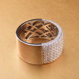 4ct Round Cut VVS1 Diamond Wedding Ring Band 14k White Gold Finish Half Eternity