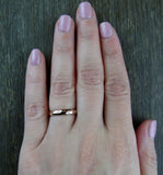 0.2ct Round Cut VVS1D Diamond Wedding Ring Band 14k Rose Gold Finish Anniversary