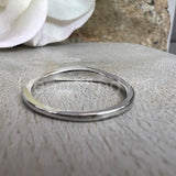 0.4ct Round Cut Moissanite Half Eternity Women Wedding Band 14k WhiteGold Plated