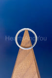 0.1ct Round Cut Moissanite Moon Phase Women Wedding Band 14k White Gold Plated