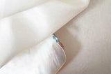 0.2ct Marquise Cut Blue Aquamarine Trilogy Minimalist Ring 14k White Gold Finish