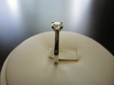 1Ct Round Brilliant Diamond Classic 4 Prong Solitaire Ring 18K White Gold Finish