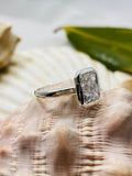 2.1ct Radiant Cut Simulated Diamond Bezel Solitaire Ring 14k White Gold Plated