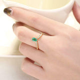 1.4ct Pear Green Emerald Curved Half Eternity Wedding Band 14k Yellow Gold Over