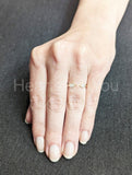 0.3ct Pear Cut Simulated Diamond Two Stone Open Ring 14k Yellow Gold Plated
