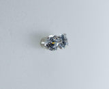 2ct Stud Earrings Round Cut Diamond Solitaire Women Design 14k White Gold Finish