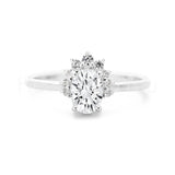 0.45ct Oval Cut Simulated Diamond Unique Engagement Ring 14k Yellow Gold Plated