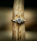 2ct Princess Cut Diamond Engagement Ring 14k YellowGold Finish Solitaire Women