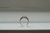 Split Shank Solitaire Engagement Ring 2ct Round Cut Diamond 14k WhiteGold Finish