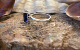 2.3ct Radiant Cut Simulated Blue Sapphire Solitaire Ring 14k Yellow Gold Plated