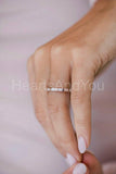 1ct Baguette Simulated Diamond Full Eternity Wedding Band 14k Yellow Gold Plated