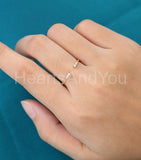 0.12ct Round Cut Moissanite Open Cuff Women Wedding Band 14k Yellow Gold Plated