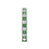 4Ct Princess Cut Green Emerald Diamond Eternity Wedding Band 14K White Gold Over