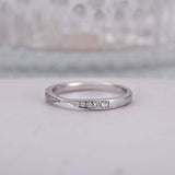 1ct Round Cut Diamond Wedding Band Half Eternity Channel Set 14k RoseGold Finish