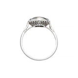 2ct Round Cut VVS1D Diamond Pink Ruby Halo Engagement Ring 14k White Gold Finish