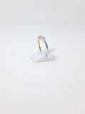0.2ct Round Cut Moissanite Infinity Love Engagement Ring 14k Dual Gold Plated
