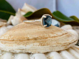 2ct Engagement Ring Cushion Cut London Blue Topaz Solitaire 14k White Gold Over