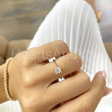 0.4ct Round Cut Moissanite Solitaire Women Engagement Ring 14k White Gold Plated