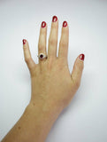 1ct Oval Cut Pink Ruby Engagement Ring Halo Split Shank 14k Yellow Gold Finish