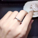 0.15ct Engagement Ring Round Cut Diamond Solitaire Design 14k White Gold Finish