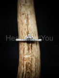 0.4ct Marquise Simulated Diamond Solitaire Accents Ring 14k Yellow Gold Plated