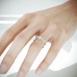 1.7Ct Round Cut Diamond Emerald Bridal Set Minimalist Ring 14K White Gold Finish