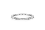 Full Eternity Wedding Band 1.6ct Baguette Cut Diamond 14k Yellow Gold Finish