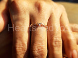 0.1ct Round Cut Moissanite Leaf Vine Wave Engagement Ring 14k White Gold Plated