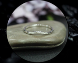 0.5ct Round Cut VVS1D Diamond Wedding Ring Band 14k White Gold Finish Minimalist