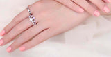 2.3ct Round Cut Diamond Princess Crown Engagement Ring Band 14k WhiteGold Finish
